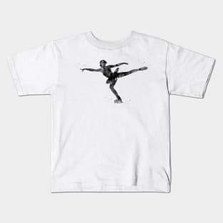 Ice Skater Kids T-Shirt